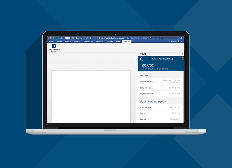 Document Manager add-in