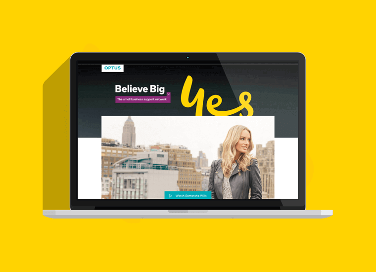 Optus campaign